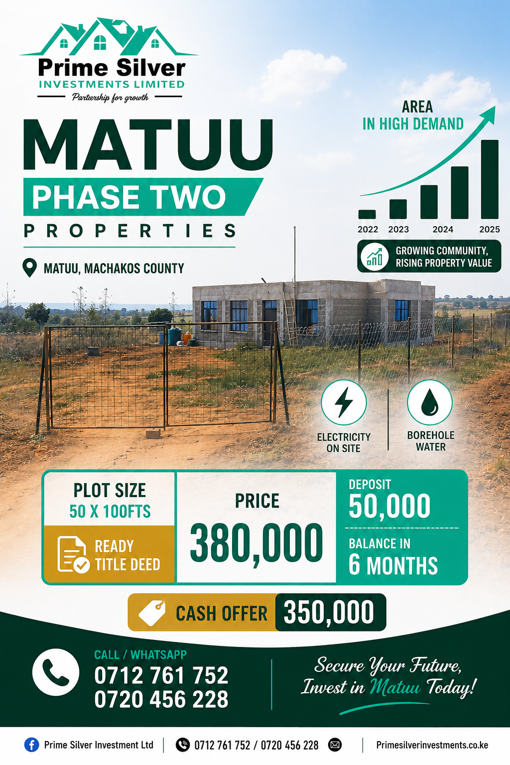 Machakos-Matuu Plots For Sale